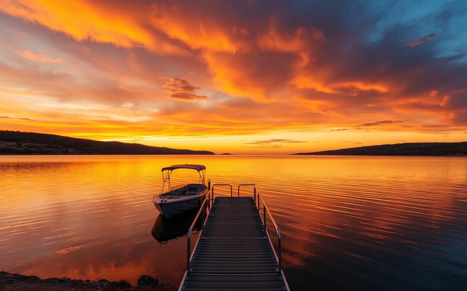 Sunset at Lake Nocona